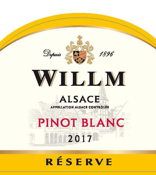 Alsace Willm - Pinot Blanc - Reserve label
