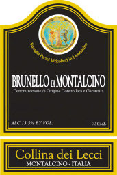 Collina Dei Lecci - Brunello di Montalcino label