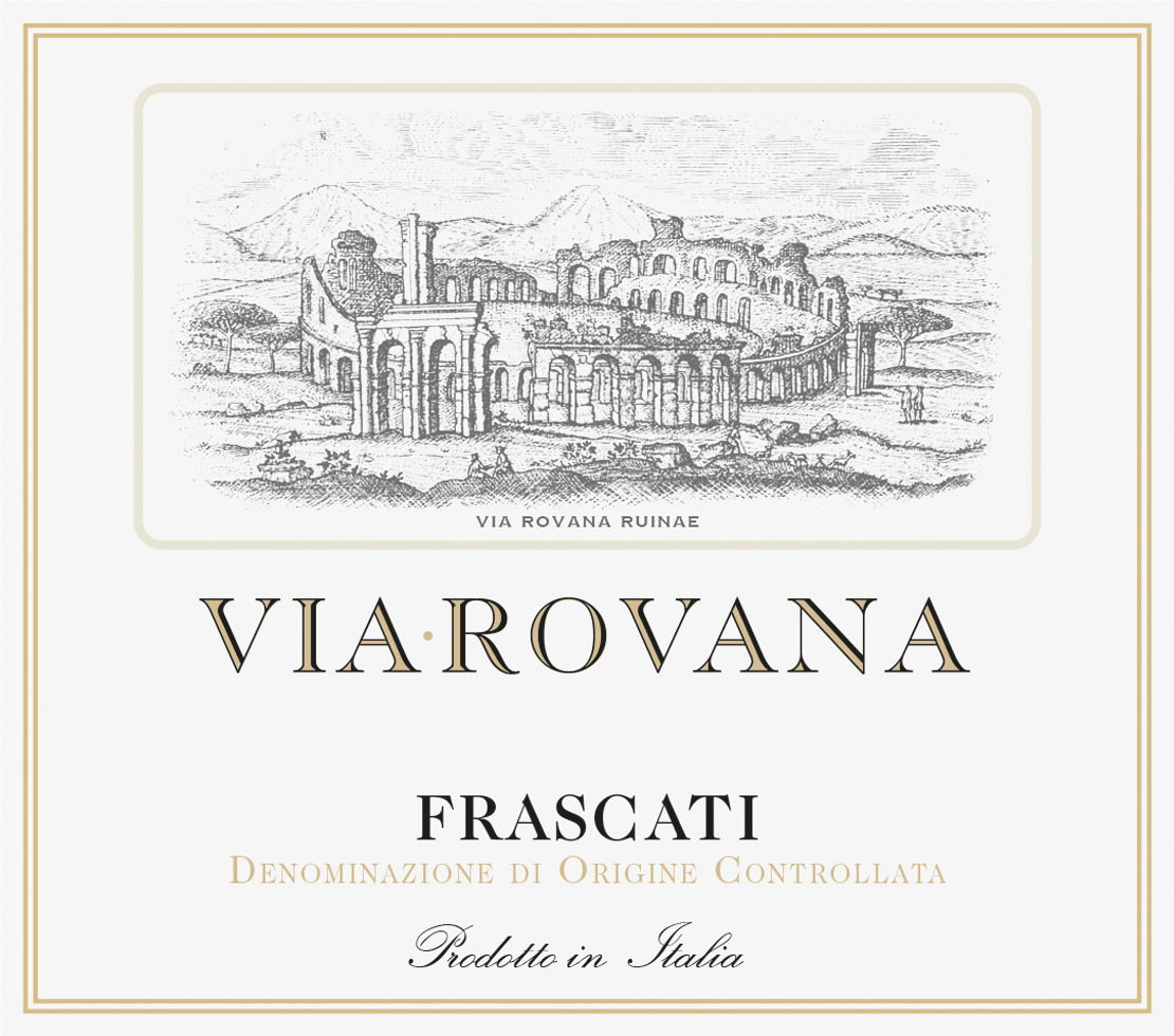 Via Rovana - Frascati label
