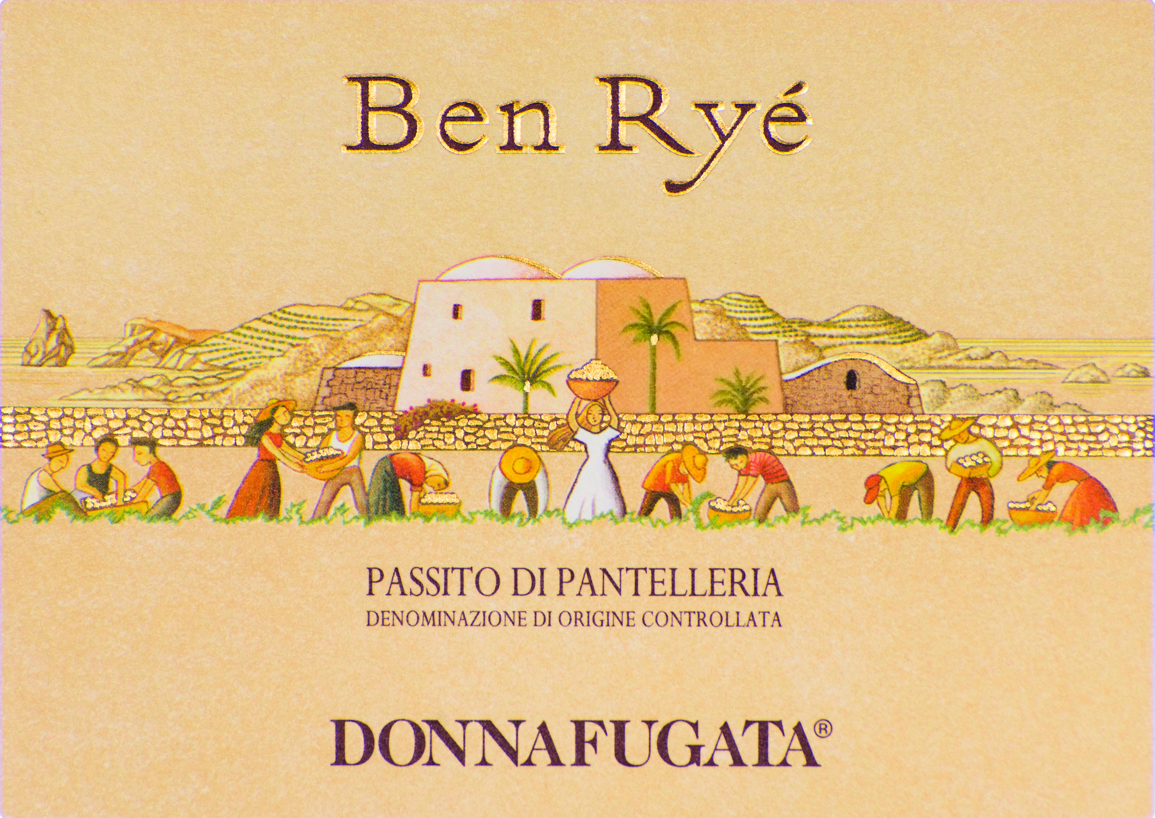 Donnafugata - Ben Rye label