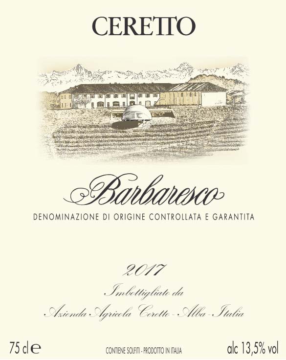 Ceretto - Barbaresco - Nebbiolo label