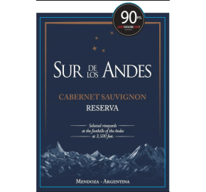 Sur de Los Andes - Cabernet Sauvignon - Reserva label